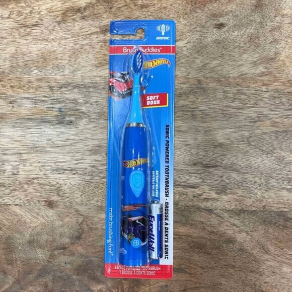 NEW Hot Wheels Sonic Powered Toothbrush - Picture 1 of 3